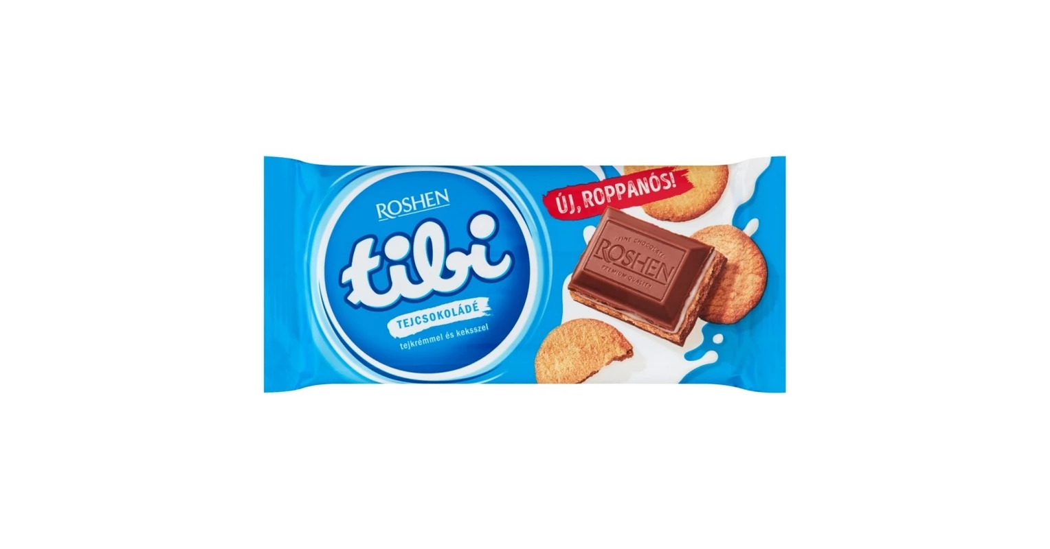TIBI 100G TEJKRÉM ÉS KEKSZ TEJCSOKI - BONBONETTI - Édesség nagyker Eger ...