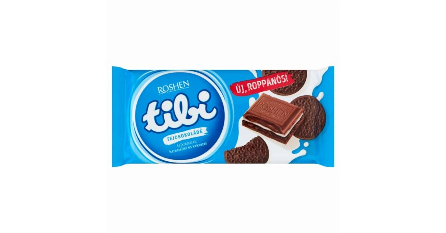 TIBI 100G KARAMELL ÉS TEJKRÉM, KEKSZ TEJCSOKI - BONBONETTI - Édesség ...
