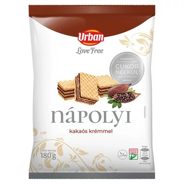 EEM-000257 URBÁN CUKOR NÉLKÜLI NÁPOLYI KAKAÓS 180GR