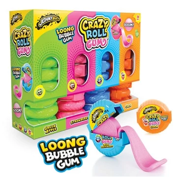 EEM-002600 JOHNY BEE CRAZY ROLL GUM 15G