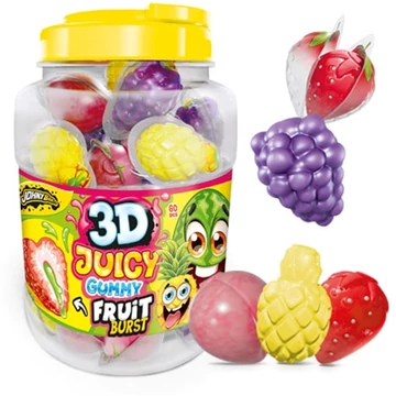 EEM-003180 JOHNY BEE 3D JUICE GUMMY FRUIT 18G