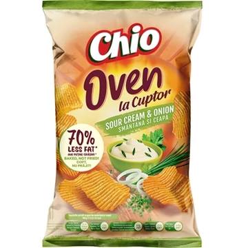EEM-003383 CHIO OVEN CHIPS SOUR CREAM &amp;amp; ONION 50G