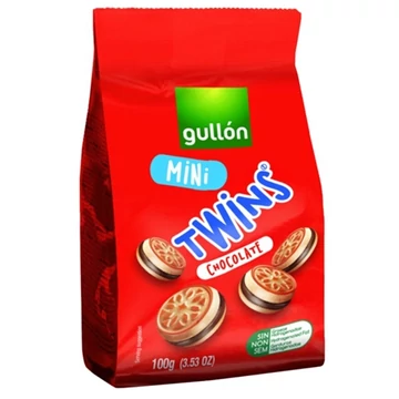 GULLON MINI TWINS CSOKIS 100G