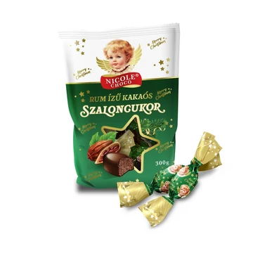 NICOLE 300G SZALONCUKOR RUM ÍZŰ
