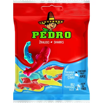 PEDRO sharks gumicukor 80g