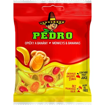 PEDRO MONKEYS & BANAN gumicukor 80g