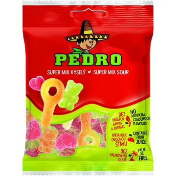 PEDRO Super Mix sour gumicukor 80g