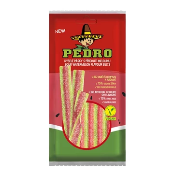 Pedro Sour Watermelon Belts gumicukor 80g