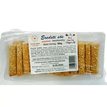 EREDETI SÓS SZEZÁMOS TEASÜTEMÉNY 190G