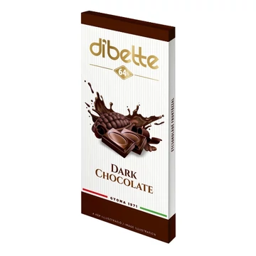 DIBETTE 80G ÉTCSOKOLÁDÉ FRUKTÓZZAL