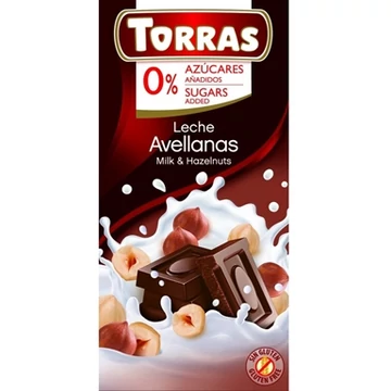 TORRAS 75G MOGYORÓS TEJCS. CUKOR NÉLKÜL