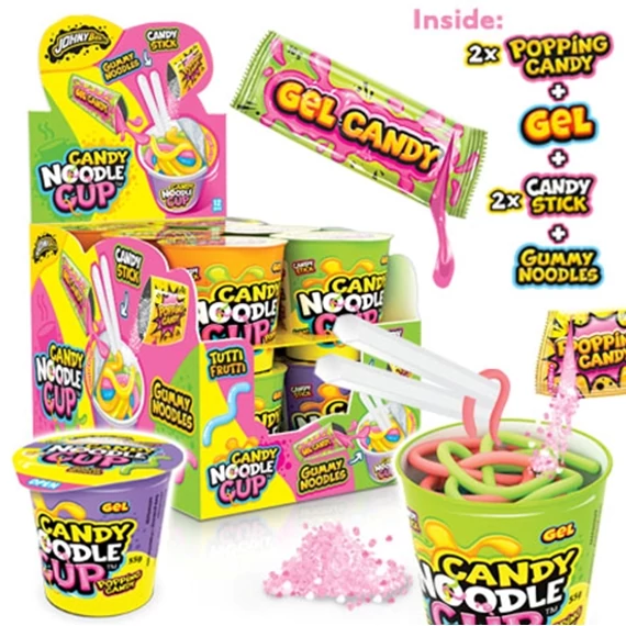 EEM-002911 JOHNY BEE CANDY NOODLE CUP 55G