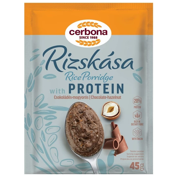 EEM-003414 CERBONA RIZSKÁSA CSOKIS-MOGYORÓS 45G