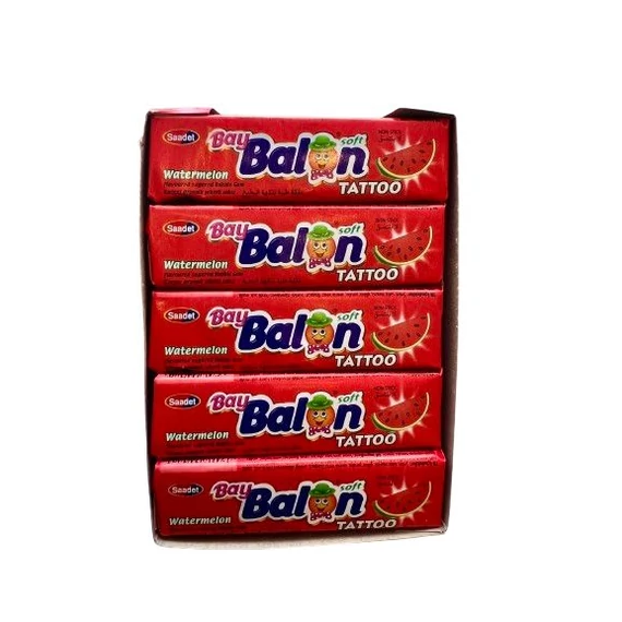 EEM-003438 BAYBALON GÖRÖGDINNYE ÍZŰ RÁGÓ TETOVÁLÓVAL 18G