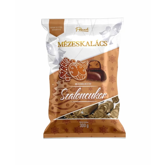 EEM-003602 SZALONCUKOR MÉZESKALÁCSOS 300G POLWERK