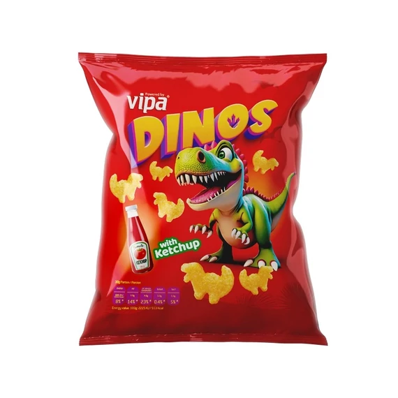 EEM-003708 VIPA SNACK DINOS 25G