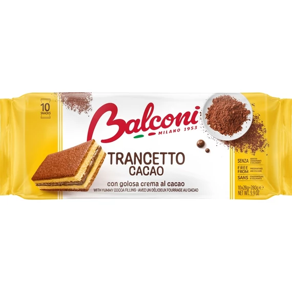 EEM-003794 BALCONI TRANCETTO KAKAÓKRÉMES SZELET 10X28G