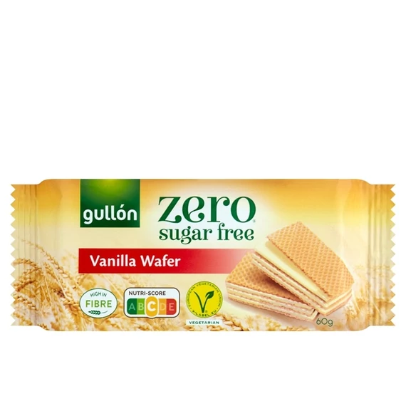 EEM-003828 GULLON CUKORMENTES NÁPOLYI VANÍLIÁS 60G