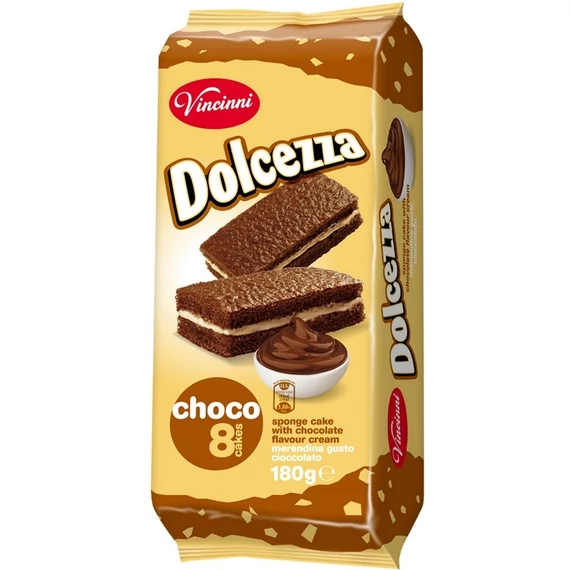 EEM-003835 VINCINNI DOLCEZZA PISKÓTA CSOKOLÁDÉ 180G